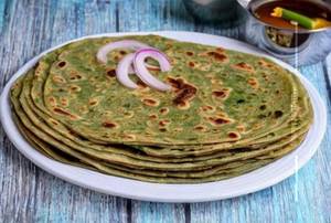 Green Mirchi Paratha