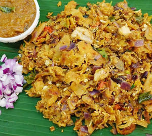 Egg Kothu Parotta