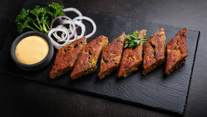 Kadak Subz Seekh Kebab