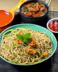 Schezwan Chicken Noodles