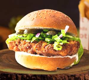 Crispy Chicken Double Patty Special Burger