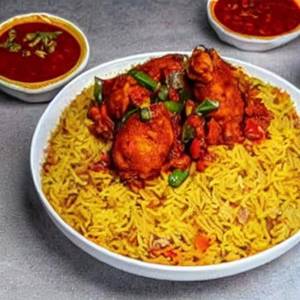 Chicken Chilli Milli Rice