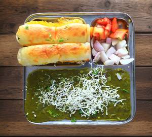 Cheese Green Pav Bhaji