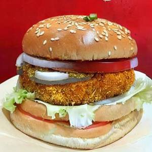 Paneer Tandoori Burst Burger