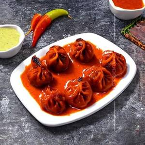 Veg Tandoori Gravy Momos