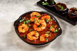 Prawns Chilli Garlic Sauce Dry