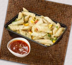 Chicken white sauce pasta