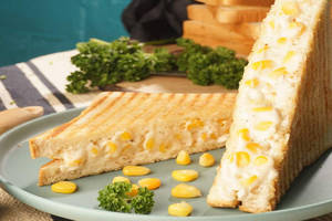 Corn & Cheese Grilled Sandwich