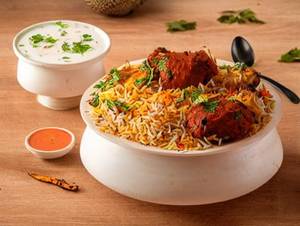 Chicken Tikka Biryani Half Plate