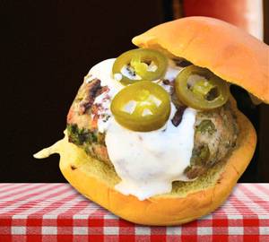 Spicy Chicken Jalapeno Cheese Burger