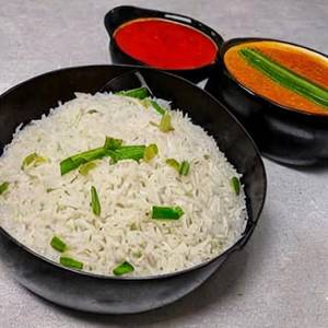 Half Chicken Rice