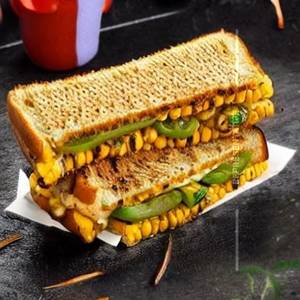 Corn Peri Peri Grilled Sandwich