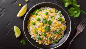 Corn Peas Pulao