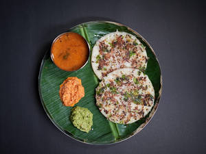 Ghee Onion Uttapam