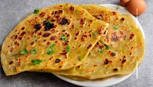 Double Egg Paratha (Aloo)