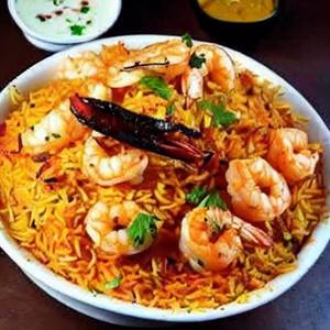 Prawns Handi Biryani