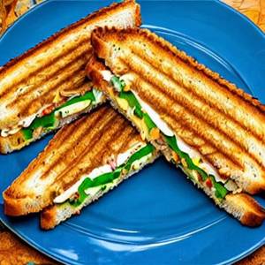 Veg Cheese Toast Sandwich