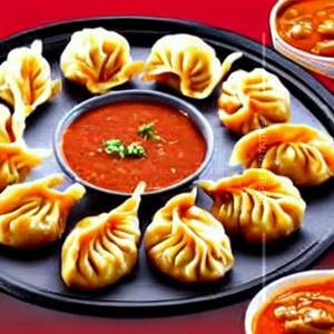 Veg Kfc Gravy Momos