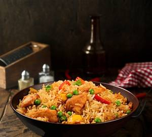 Chilli Garlic Fried Rice Chicken