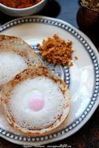 Appam With Coconut Milk