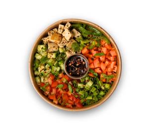 Asian tofu teriyaki bowl