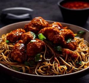 Chicken Manchurian Noodles