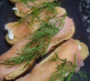 Salmon Smoked Crispy Bites