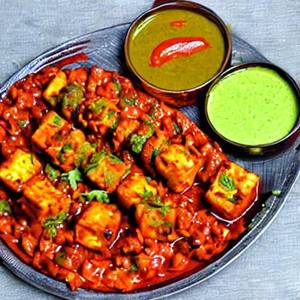 Veg Paneer Chilli Jain Roll