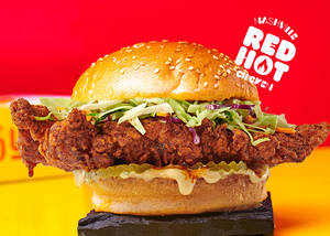 Red Hot Chicken Burger