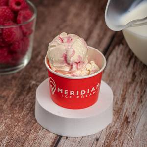Raspberry ripple ice cream