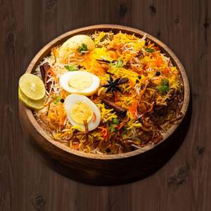 Egg dum biryani