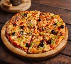 Veg loaded pizza + margherita  pizza   [6 inches]