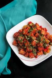Butter Garlic Paneer Chilli