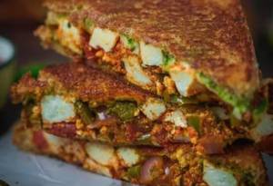 Smoky Paneer Grilled Sandwich