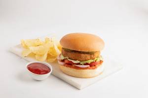 Double Cheese Mushroom Burger