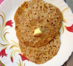Onion cheese paratha