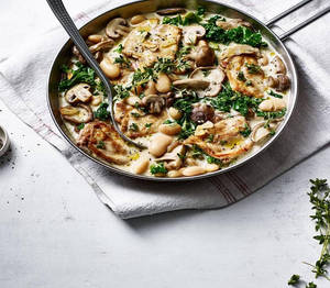 Creamy Mushroom And Chicken Stew