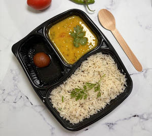 Dal + Rice + Gulab Jamun