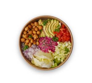 Hummus Mediterranean Salad