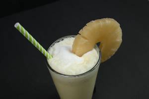 Pineapple Shake With Ice Cream