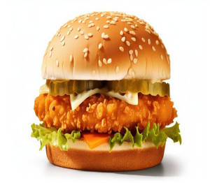 Cheesy Chicken Burger