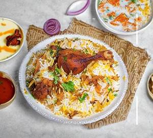 Special hyderabadi chicken biryani