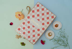 Fancy Box (Mix Of 4 -Patisha,Fruit Roll,Magdal , Dodha)