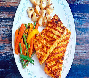 Grilled Cottage Cheese Steak