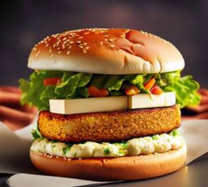 Double paneer burger