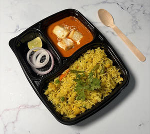 Pulao + Paneer Makhni