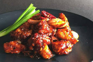 Mushroom Babycorn With Sizzling Chilli