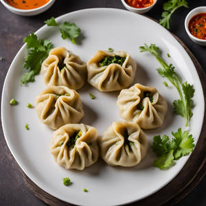 Mix Veg Momos Steamed Momos [8Pcs]