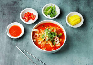Jjampong Noodle Seafood