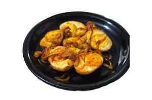 Fried boiled egg 3 eggs